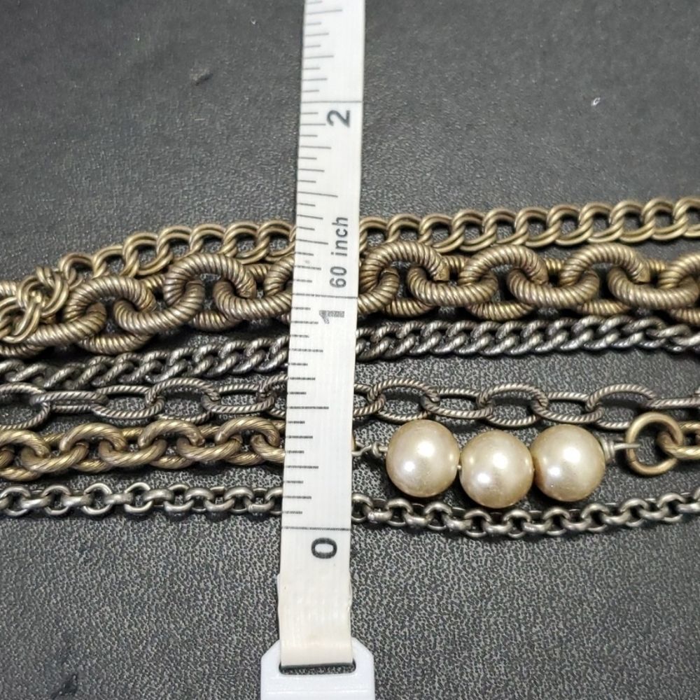 Multi Tone Multi Chain Bracelet - image 6